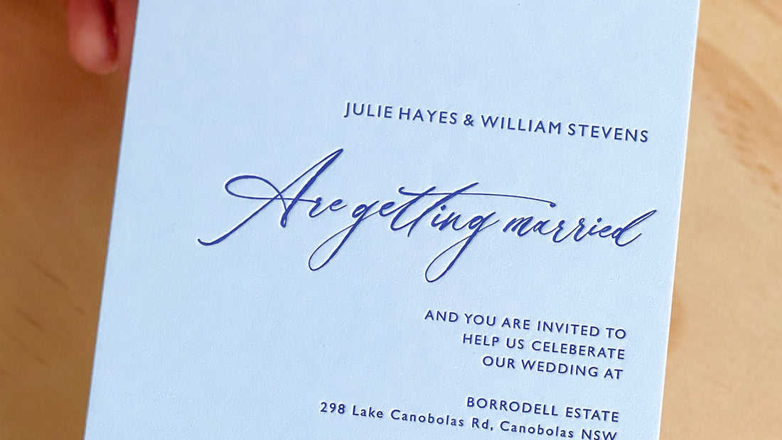 The difference between Letterpress, Offset, and Digital printing.