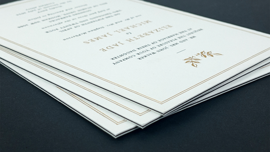 Duplex and Triplex stocks. Why the thickest wedding invitations cost more