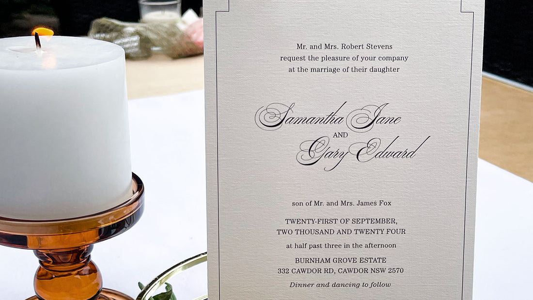 How to word your wedding invitations