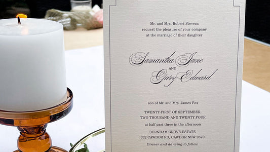 How to word your wedding invitations